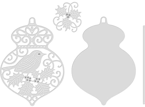 Robin and Holly Bauble Sweet Dixie Cutting Die