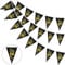 Deko 50. Geburtstag Girlande Banner - GoldRock Wimpelkette für Mann und Frau - Geschenke und Geburtstagsgirlande