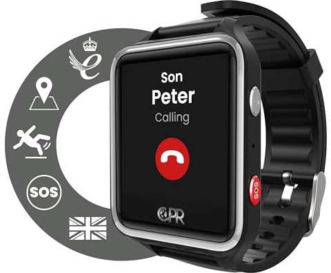 CPR Guardian - Personal Alarm for Elderly - 24/7 Discreet Alarm Watch for Seniors - SOS Call Button and Two Way Calling