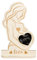 Cadeau CHALA pour les futures mamans Cadre photo en bois Cadeaux pour les femmes enceintes Amour dans le ventre Ultrasons Cadre photo Prénatale Idées cadeaux pour les futures mamans Party