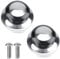 Pot Lid Knob Saucepan Lid Knobs Replacement Stainless Steel Screw Hand Grip Easy Fit Lifting Heat Resistant Pot Pan Handle Cover Universal Cookware Round Steam Knob Home Kitchen Accessory Silver (2pc)