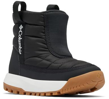 Columbia Snowtrot Mid, Stivali da neve Unisex - bambini e ragazzi, Black/Sea Salt Youth, 37 EU