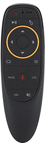 Air Mouse-Fernbedienung, 2,4 GHz Kabellose Fernbedienung mit Integriertem Gyroskop, 17 Tasten Air Mouse mit USB-Empfänger für Smart-TVs, für Android-TV-Set-Top-Boxen, PCs
