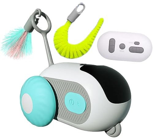 Speedy Panther Smart Cat Toys Car, Remote Control & Automatic Cat Mouse Toy, Interactive Cat Toys for Indoor Cats Adult - USB Rechargeable