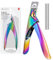 MelodySusie Acryl Nagelknipser mit 15 Stück Magneten Tip Cutter für Fake-Gel-Nägel Sharp Professional Maniküre Pediküre mit Längenmessung Trimmer Nagelpflege-Tools (Bunt)