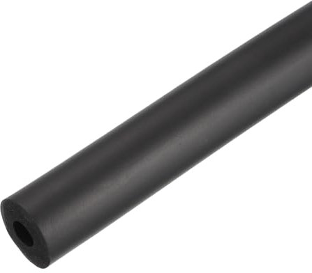 sourcing map Schaumstoffschlauch für Griffstütze, Rohrisolierung, 12 mm Innendurchmesser, 28 mm Außendurchmesser, 2 m Länge, Schwarz