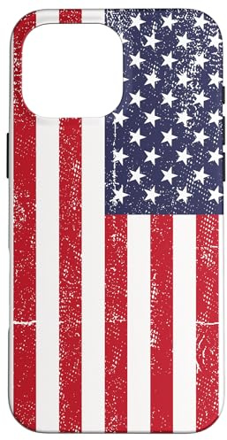 Amerika Land Flagge Handyhülle - USA Nationalflagge Fall Hülle für iPhone 16 Pro Max