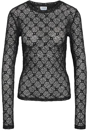 Noisy May Damen Nmjudith L/S Lace Top Noos Nmjudith L/S Lace Top Noos (1er Pack)