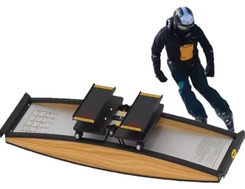 twostronking Ski-Fitnessgerät, Indoor-Skisimulationsgerät Mit Skistöcken, 0-100 Kg Einstellbarer Widerstand, 150 Kg Tragkraft, Kann Mehr Als 80% Der Muskeln Trainieren