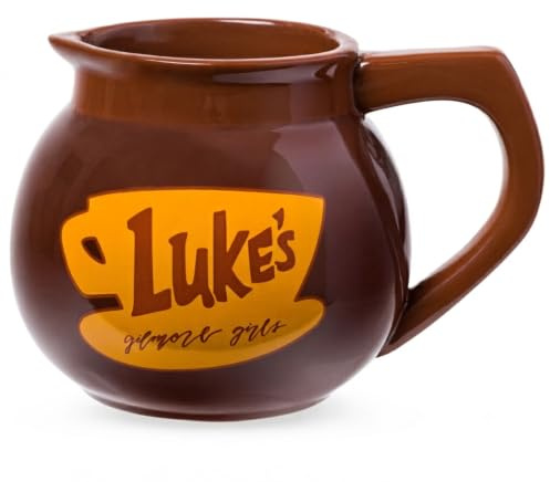 Silver Buffalo Gilmore Girls Luke's Kaffeekanne, Keramik, 3D-Form, 590 ml