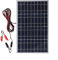 LVYXON Kit de panneau solaire portable 30 W 12 V pour alimentation extérieure rechargeable par USB, cellule polycristalline, générateur d'énergie domestique, pliable, léger pour le camping, la