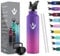 HoneyHolly Bouteille Isotherme - 750ml Gourde Isotherme avec Isolation par Double Paroi Gourde, Gourde INOX Isotherme Anti Fuite Reutilisable sans BPA, avec Paille, Thermos pour Sport, Gym, Randonnée