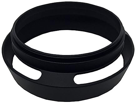 Pitadue Paraluce parasole in metallo ventilato per fotocamera, riduce la riflessione, 37 mm, 40,5 mm, 43 mm, 46 mm, 49 mm, 52 mm, avvitabile