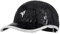 PIVOTWING Wasserdicht Cap Herren Damen, Unisex Upf50+ Basecap Uv Schutz Reflektierend, Faltbar Kappe Allwetter Baseball Cap Cappy Männer Regenhut, für Running Golf Angler Wander Fischer, Schwarz 58