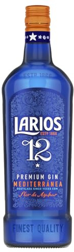 Larios Premium Gin | mediterraner Premium Orange Blossom Gin mit zarten und erfrischenden Nuancen | perfekt für Longdrinks und Cocktails | 40% vol | 700 ml (Packung mit 6)
