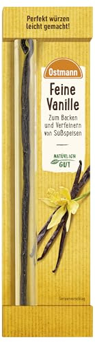 Ostmann Gewürze - Feine Vanille Schote | 1 Stück | Zum Backen und Verfeinern von Süßspeisen