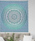 Popular Handicrafts Hippie Mandala Ombre Tapisserie Wandbehang – Indische Maditation Grün Bohemian Hippie Psychedelic Wohnheim Raumdekor Poster 76,2 x 101,6 cm