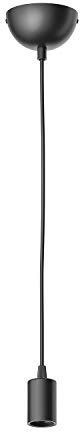 ledscom.de Pendelleuchte/Hängelampe DORI, schwarz matt, 1x E27 max. 60W