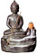 Handgemachte Rauch Räucherstäbchenhalter, Buddha Backflow Räucherstäbchenhalter, Buddhistischer Rückfluss Räuchergefäß Halter, Keramik Wasserfall Für Familie Büro Schlafzimmer Yoga Dekoration