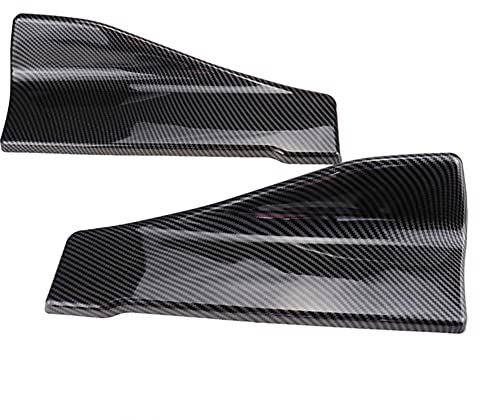 iSpchen Auto Hecklippe Heckstoßstange Diffusor Splitter Lippe Universal Heckspoiler Heckstoßstangenschutz Seitenschweller Spoiler Spoilerlippe Heckdiffusor