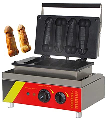 KELUNIS Waffle Maker 1550W Stainless Steel Electric Nonstick Waffle Maker Machine for Restaurant Bakeries Snack Bar Home Commercial Use