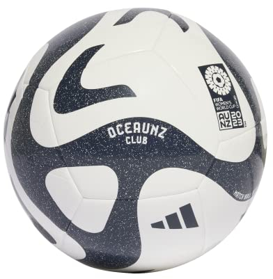adidas Unisex-Adult Womens World Cup Club Ball, White/Collegiate Navy, 4