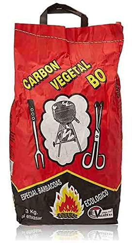 Llenyes Valles Carbón Vegetal, 3 Kg