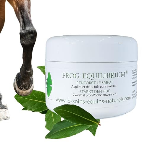 Frog Equilibrium - Cuidado, Grasa ungüento Natural para pezuñas para Caballo (pezuña quebradiza, infectado, bleime, seime...)(250 ml)