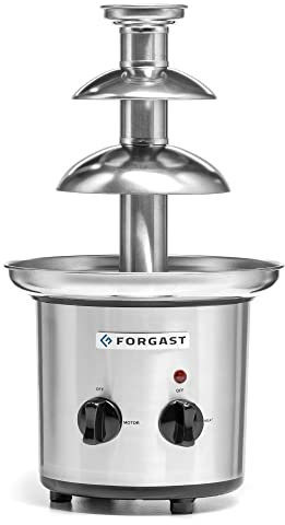 Forgast Fontaine à chocolat | 3 étages | grands services à fondue pour chocolat | Service à fondue au chocolat pour fête, mariage et anniversaire |Fontaine à chocolat | Acier inoxydable