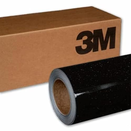 3M 2080 G212 GLOSS BLACK METALLIC Car Wrap Air-Release Vinyl Film (1ft x 5ft)