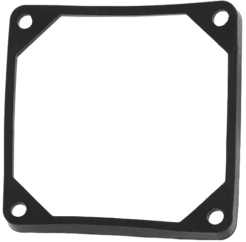 AERZETIX - C15158 - Junta Anti-vibración para Ventilador 70x70mm - en Silicona/Caucho - Color Negro