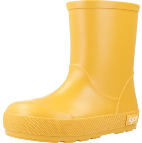 Igor Botas Agua Niños Blanditas Suela Fina Talla 26 Color Amarillo