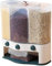 Dispensador de cereales Dispensador de arroz for encimera Dispensador de legumbres de cocina Contenedor de almacenamiento de cereales de arroz Dispensador de alimentos montado en la pared Contenedor d