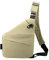 Anti Diebstahl Tasche Damen Diebstahlsichere Reisetasche Tasche Diebstahlsicher Brusttasche Sichere Tasche Anti Theft Travel Bag Flex Tasche Umhängetasche Bodybag Rechtshänder (Beige)