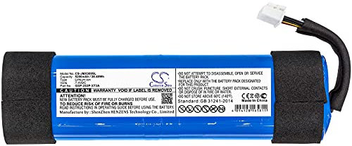5200mAh 38.48Wh Battery Replacement for JBL Xtreme 3 Wireless Bluetooth Speaker fit Part No. GSP-2S2P-XT3A