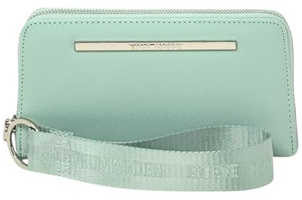 Steve Madden Bzip-Web-Armband mit umlaufendem Reißverschluss, Frosted Green, Einheitsgröße