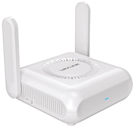 WAVLINK AX3000 Wi-Fi 6 Portabler Reise-VPN-Router, USB-C-Stromversorgung im Taschenformat Gigabit LAN WAN, OpenVPN, WireGuard, ZeroTier, PPTP & P2TP für öffentliche und Hotel-Nutzung