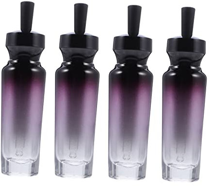 VICASKY 4 Pièces Bouteilles Verre pour Pipette Récipients Rechargeables