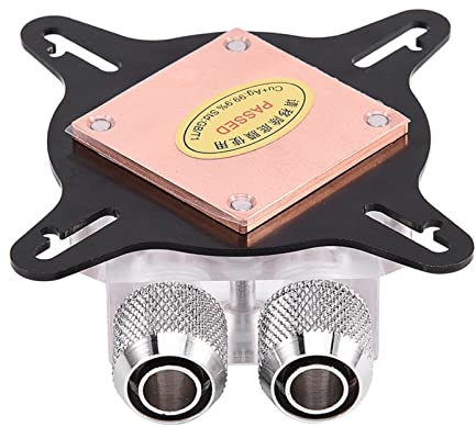 43-61 mm GPU-Wasserkühlungs-Kit Red Copper Base, vollständig transparentes Acrylwasserkühlmodul mit Schnellschraubenanschlüssen, unterstützt mehrere Grafikkarten.