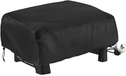 Copertura Barbecue da Esterno, 55 x 55 x 27 CM Copri Barbecue da Esterno Impermeabile, 420D Oxford Tessuto, Telo Copri Barbecue, Riutilizzabile, Regolabile, Resistente ai Raggi UV e Agli Strappi