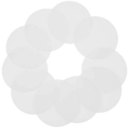 Runde PC LED Tube Light Diffusionsabdeckung 20 Stück Weiß | Deckenleuchte Abdeckung, Blendender Lampenschirm für Lichtverteilung und Einfache Montage