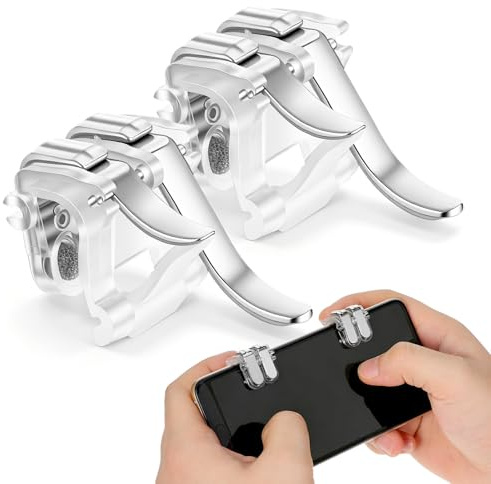 WHAMVOX 1 Paar Mobiler Gaming Controller für Handy mit Präzisen Auslösern Abs und Gummi Material Kompatibel für Schießspiele und Survival Spiele