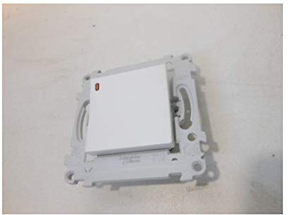 Interrupteur va et vient temoin lumineux blanc avec lampe 230V 1.5ma sans plaque ALVAIS SCHNEIDER ELECTRIC ALB81057