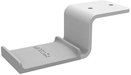 Kanto HHW Universal Under Desk Headphone Hook | White