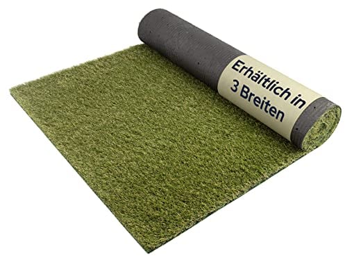 Primaflor Kunstrasen ARIZONA 37mm - 2,00m x 5,00m, UV-Beständiger, Wasserdurchlässiger, Rasenteppich, Outdoor Bodenbelag, Kunstgras für Garten, Terrasse und Balkon