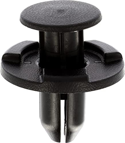 Restagraf - Rivet Plastique pour Fixation Carrosserie - Pour Trou 8 mm - Compatible avec Ford, Mazda, Nissan, Renault, Subaru - Réf. 42649 - Boîte de 100, Noir