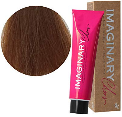 The Imaginary Colors | Coloración Permanente Vegana con Ácido Hialurónico | Cobertura 100% | Color Chocolate 7-92 Rubio Tierra Irisado - 100 ml
