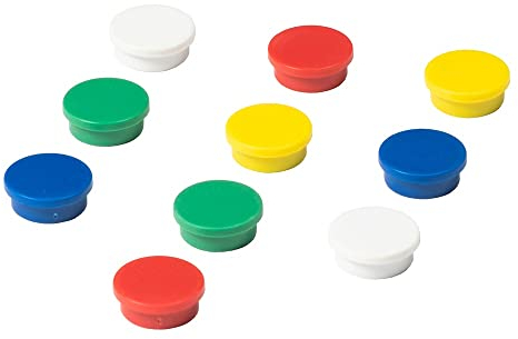 Vivol Whiteboard Flipchart-Magnete - Sortiment 20mm - 10 Stück