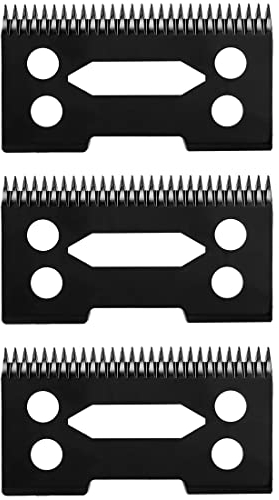 MAWAER Pro Haarschneidemaschine, Ersatz-Keramikklingen, passend für Wahl Magic Clip, Wahl Haarschneidemaschine, bewegliche Klingen, Senior, schnurlos, 3 Stück