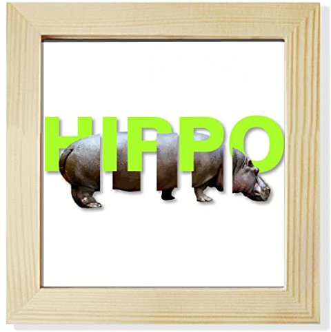 Hippo Bilderrahmen, quadratisch, für Wand, Tischplatte
